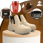 Kit Bota Masculina Adventure em Couro Legítimo e Palmilha Ortopédica +BRINDES: Chapéu, Cinto, Carteira e Copo (Copy)
