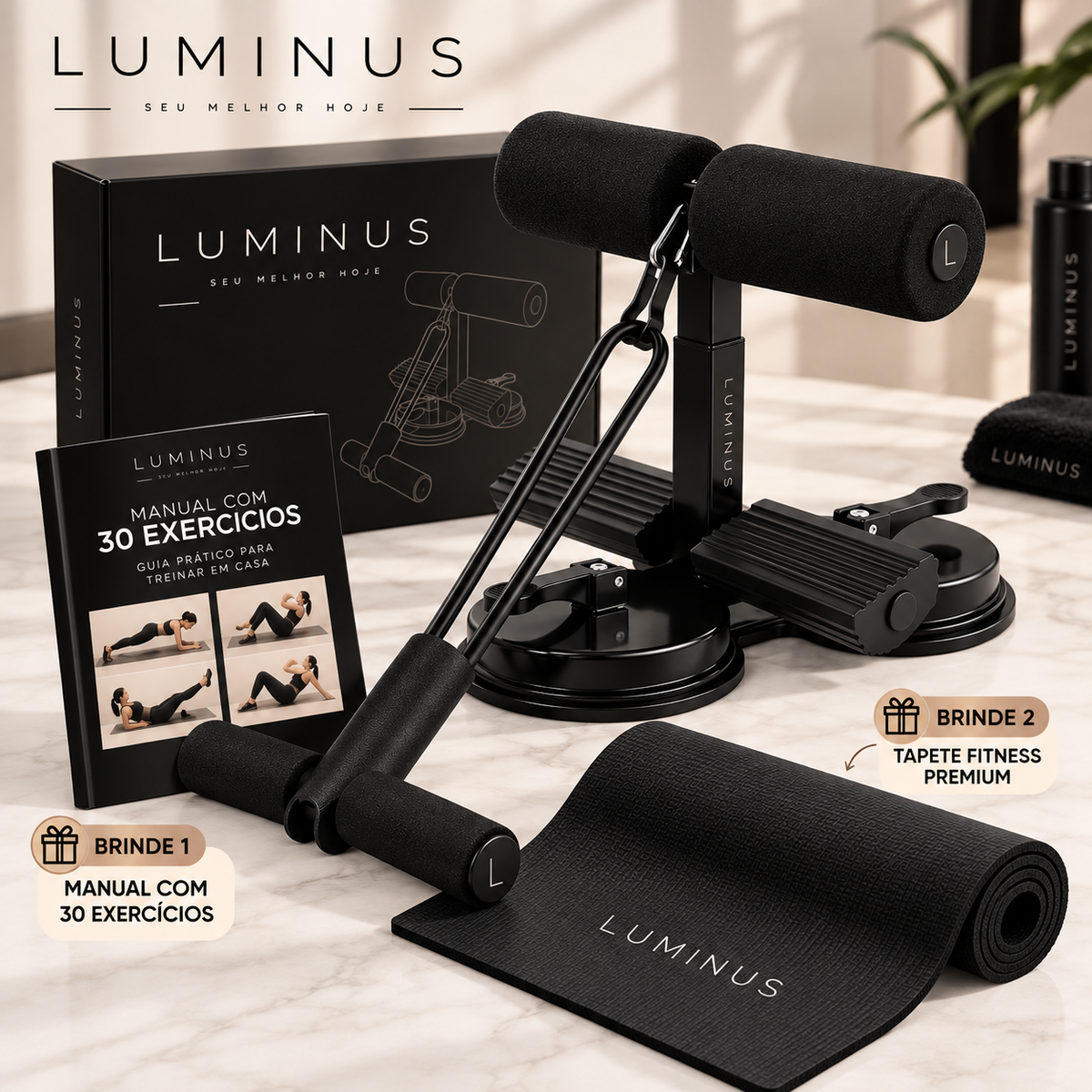 Luminus PowerCore™ – Aparelho de Treino 4 em 1 + Brindes Exclusivos