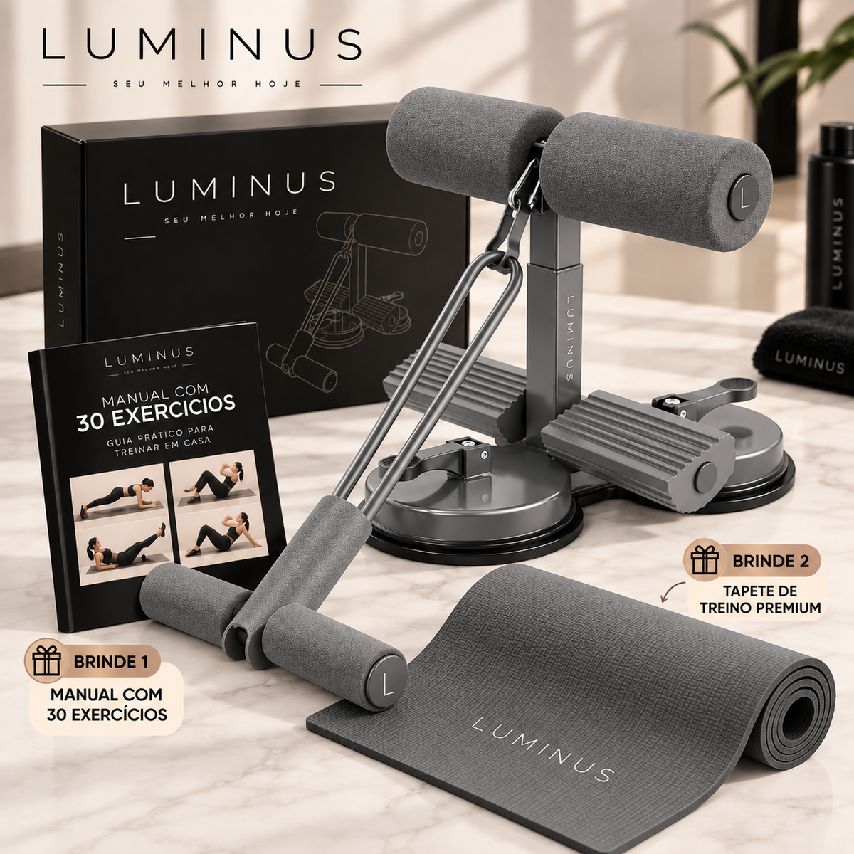 Luminus PowerCore™ – Aparelho de Treino 4 em 1 + Brindes Exclusivos