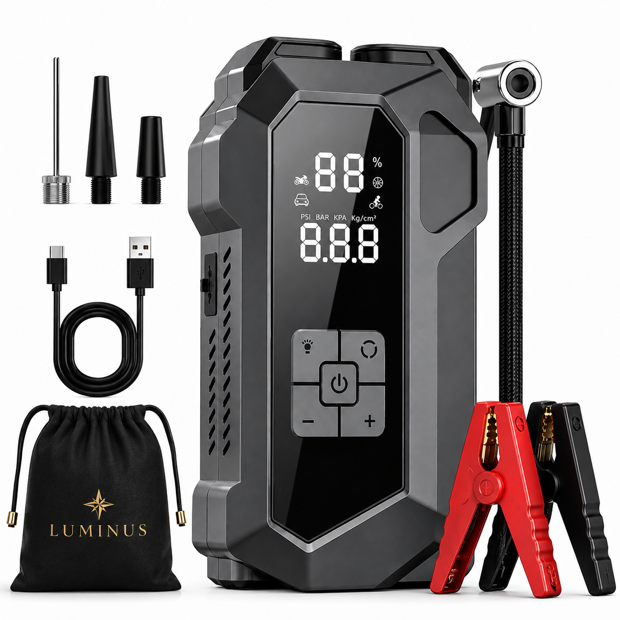 Luminus AutoPro™ — Assistente Automotivo 4 em 1