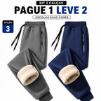 (PAGUE 1 LEVE 2) Calça Térmica Unisex Luminus™ – Interior Peluciado e Conforto Absoluto