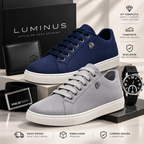Kit Masculino Luminus 4 em 1 – Tênis + Relógio + Carteira + Cinto