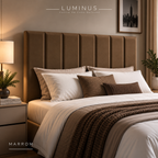 Cabeceira Modular Estofada Luminus + Manta Decorativa de Brinde