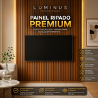 Painel Ripado Premium Luminus™ Colável – Transforme Sua Parede Sem Reforma