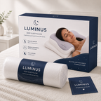 Travesseiro Ergonômico Luminus™ Deep Sleep – Suporte Cervical com Espuma Viscoelástica