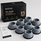 Kit com 4 Pés Anti Vibração Para Máquina de Lavar