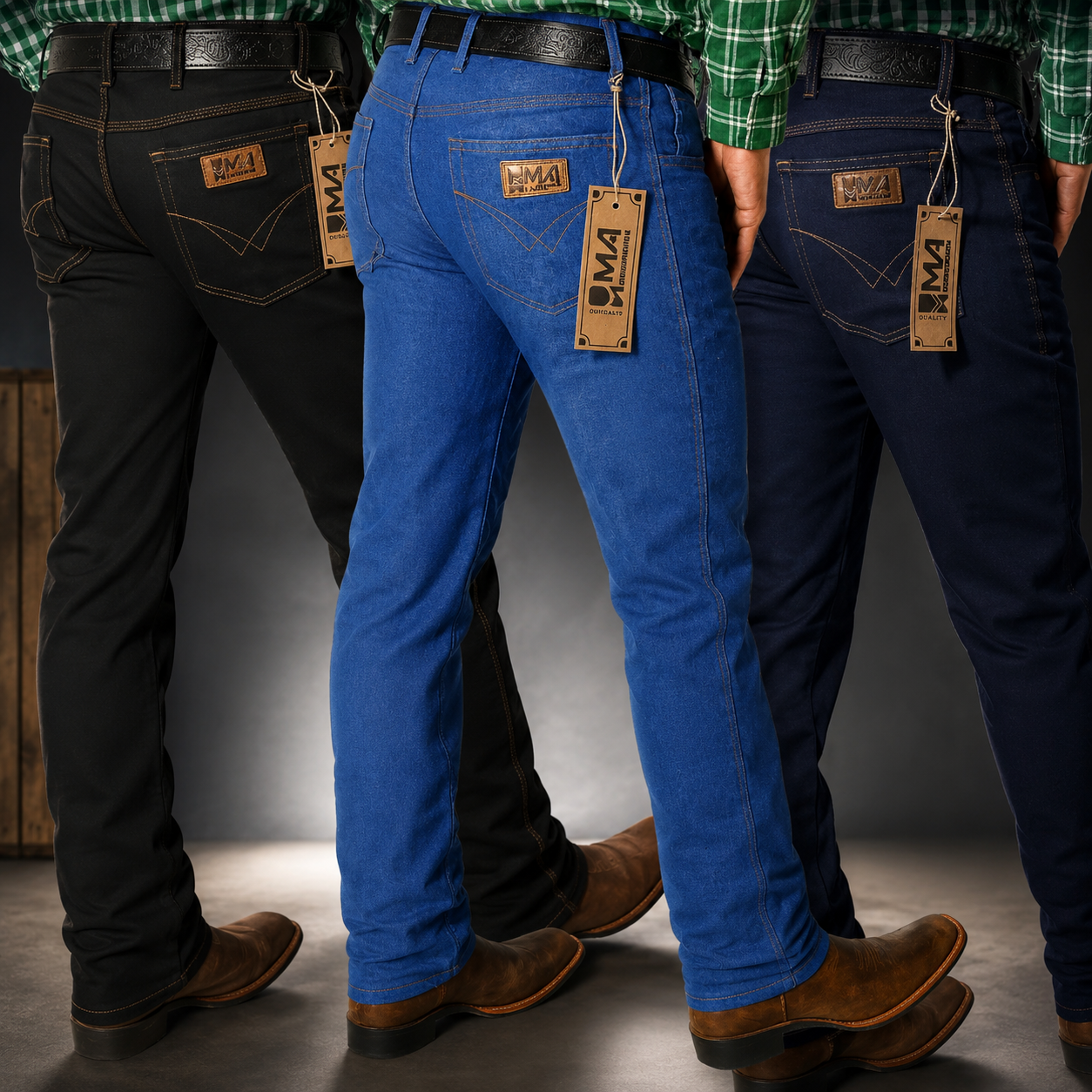 Kit 3 Calças Jeans Country Premium – Estilo, Conforto e Resistência